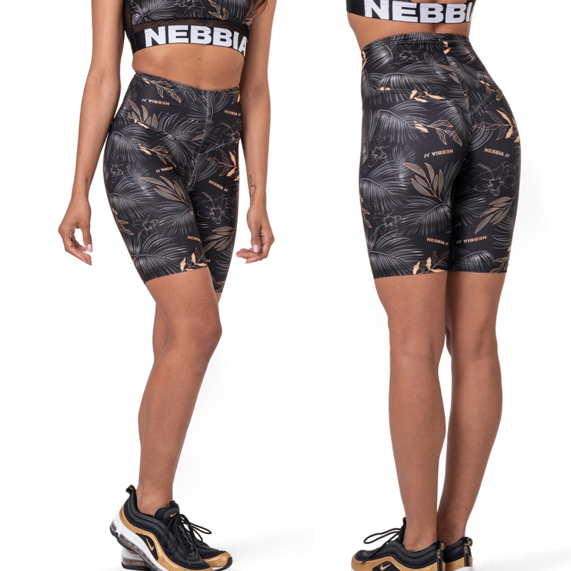 NEBBIA - Biker šortky ACTIVE 569 (volcanic black)
