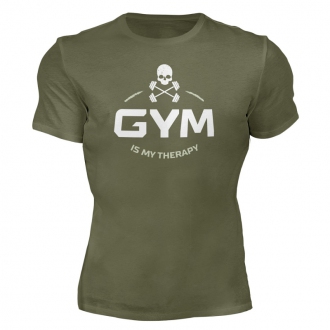 MOTIVATED - Pánske tričko na cvičenie GYM (zelená) 343
