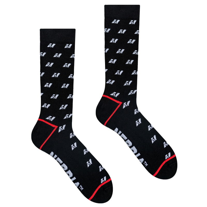 NEBBIA - Športové ponožky unisex 104 (black)