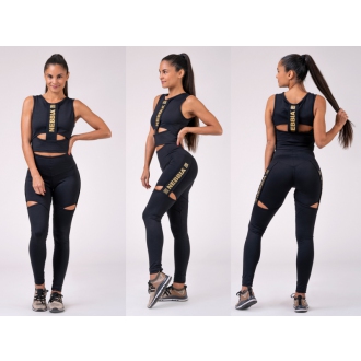 NEBBIA - Honey Bunny crop top 822 (black)