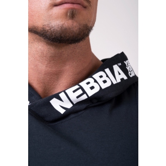 NEBBIA - Tielko s kapucňou pánske 173 (black)