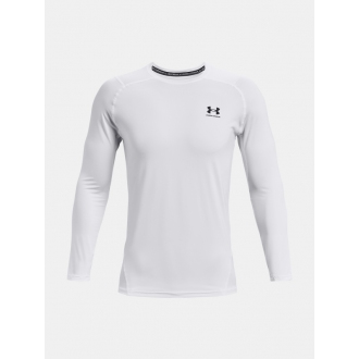 Under Armour - Pánsky nátelník s dlhým rukávom (biela) 1361506-100