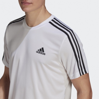 ADIDAS - Tričko pánske 3 Stripes (biela) GM2156