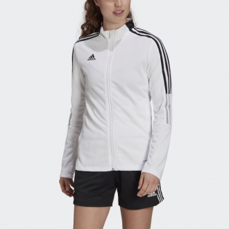 ADIDAS - Mikina na zips dámska Tiro Track (biela) GM7302