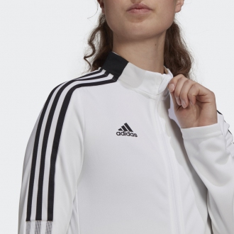 ADIDAS - Mikina na zips dámska Tiro Track (biela) GM7302