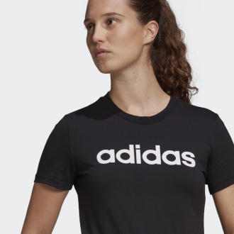 ADIDAS - Tričko dámske Slim Logo (čierna) GL0769