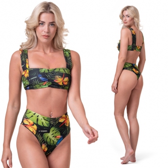 NEBBIA - Bikini vrchný diel MIAMI RETRO 553 (tr. jungle green)