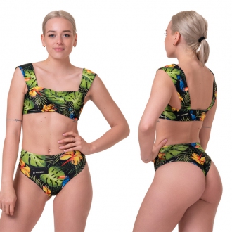 NEBBIA - Bikini vrchný diel MIAMI RETRO 553 (tr. jungle green)