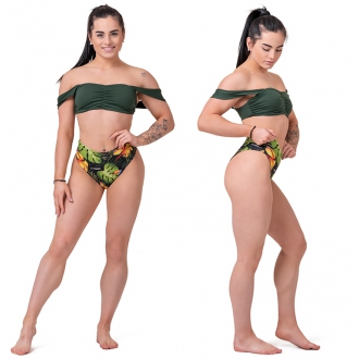 NEBBIA - Bikini vrchný diel MIAMI RETRO 553 (dark green)