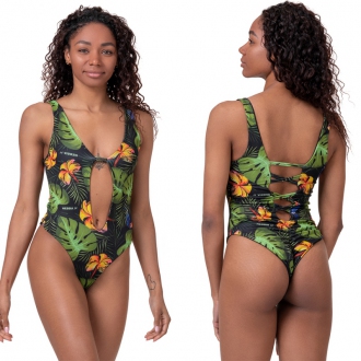 NEBBIA - Monokini 560 (tr. jungle green)