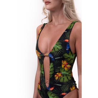 NEBBIA - Monokini 560 (tr. jungle green)