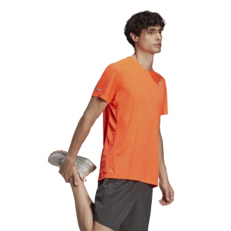 ADIDAS - Výpredaj bežecké tričko pánske (oranžová) H34536