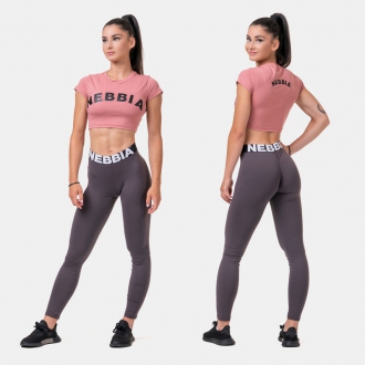 NEBBIA - Squat HERO Scrunch Butt legíny 571 (marron)