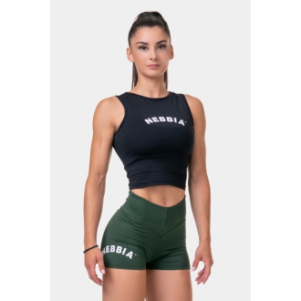 NEBBIA - Fit and Sporty top 577 (black)