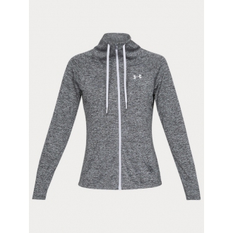 Under Armour - Výpredaj dámska mikina na zips (čierny melír) 1321392-001