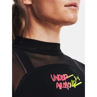 Under Armour - Výpredaj crop top s dlhým rukávom (čierna) 1365760-001