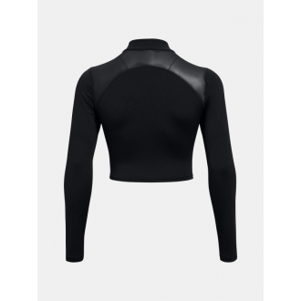 Under Armour - Výpredaj crop top s dlhým rukávom (čierna) 1365760-001