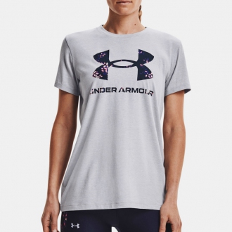 Under Armour - Výpredaj tričko dámske s logom (sivá) 1356305-017