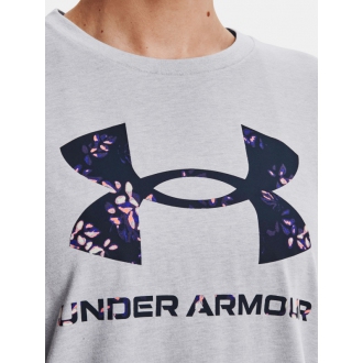 Under Armour - Výpredaj tričko dámske s logom (sivá) 1356305-017