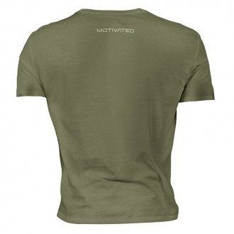 MOTIVATED - Pánske tričko na cvičenie GYM (zelená) 343