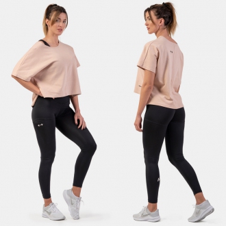 NEBBIA - Legíny s vysokým pásom ACTIVE 402 (black)