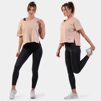 NEBBIA - Legíny s vysokým pásom ACTIVE 402 (black)