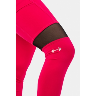 NEBBIA - Legíny s bočným vreckom SPORTY 404 (pink)