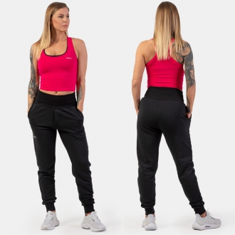 NEBBIA - Dámske fitness crop tielko 422 (pink)