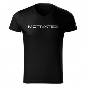 MOTIVATED - Fitness tričko pánske s výstrihom do V 347