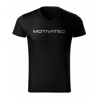 MOTIVATED - Fitness tričko pánske s výstrihom do V 347