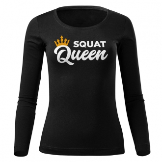 MOTIVATED - Fitness tričko s dlhým rukávom SQUAT QUEEN 418