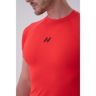 NEBBIA - Pánske funkčné tričko Slim-fit 324 (red)