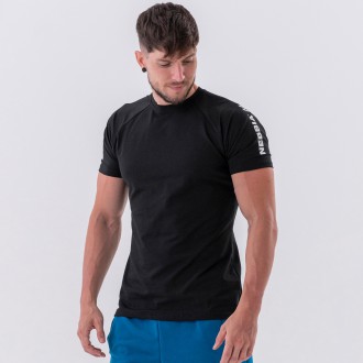 NEBBIA - Fitness tričko pánske 326 (black)