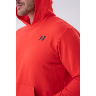 NEBBIA - Pánska fitness mikina 331 (red)