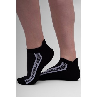 NEBBIA - Športové ponožky členkové UNISEX 110 (black)