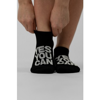 NEBBIA - Ponožky členkové YES YOU CAN 122 UNISEX (black)