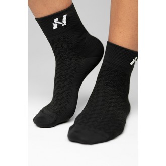 NEBBIA - Ponožky športové stredná dlĺžka UNISEX 130 (black)