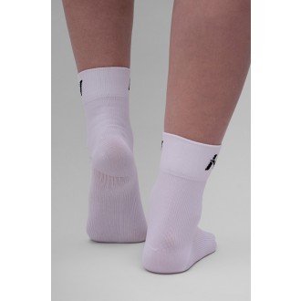 NEBBIA - Ponožky športové stredná dlĺžka UNISEX 130 (white)