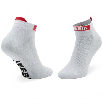 NEBBIA - Ponožky členkové unisex 102 (white)
