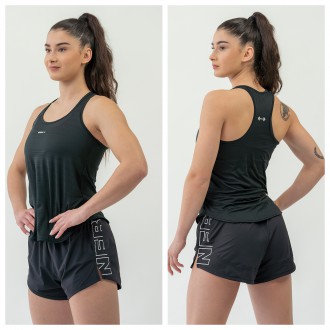 NEBBIA - Fitness tielko dámske 439 (black)