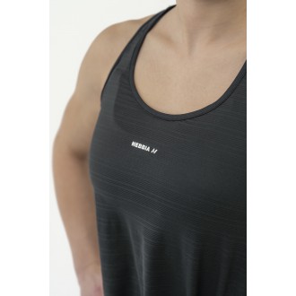 NEBBIA - Fitness tielko dámske 439 (black)