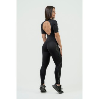 NEBBIA - Dámsky fitness overal 823 (black)