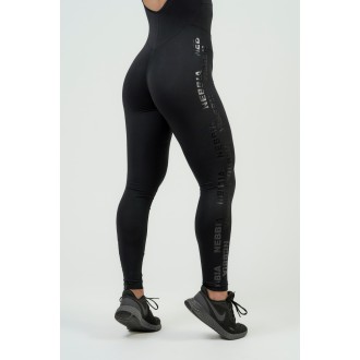 NEBBIA  Dámsky fitness overal (black) 