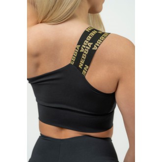 NEBBIA - Fitness podprsenka s vysokou podporou 841 (black-gold)