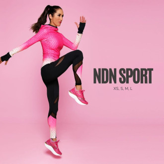 NDN - Bežecké tričko dámske dlhý rukáv IRONMUM X092 (ružová)