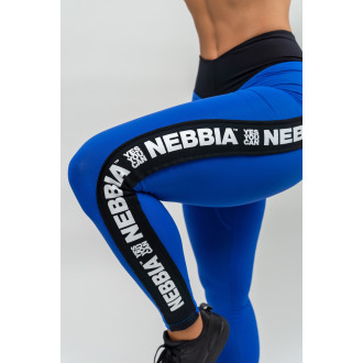 NEBBIA - Legíny s vysokým pásom ICONIC 209 (blue)