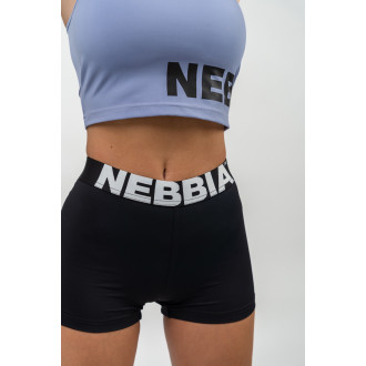 NEBBIA - Fitness šortky s vysokým pásom GLUTE PUMP 240 (black)