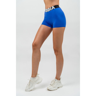 NEBBIA - Fitness šortky s vysokým pásom GLUTE PUMP 240 (blue)
