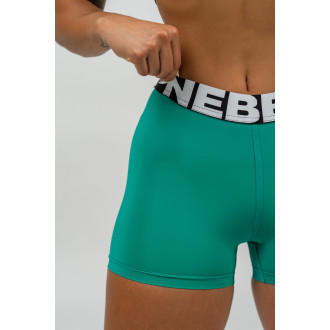 NEBBIA - Fitness šortky s vysokým pásom GLUTE PUMP 240 (green)