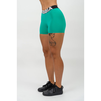 NEBBIA - Fitness šortky s vysokým pásom GLUTE PUMP 240 (green)